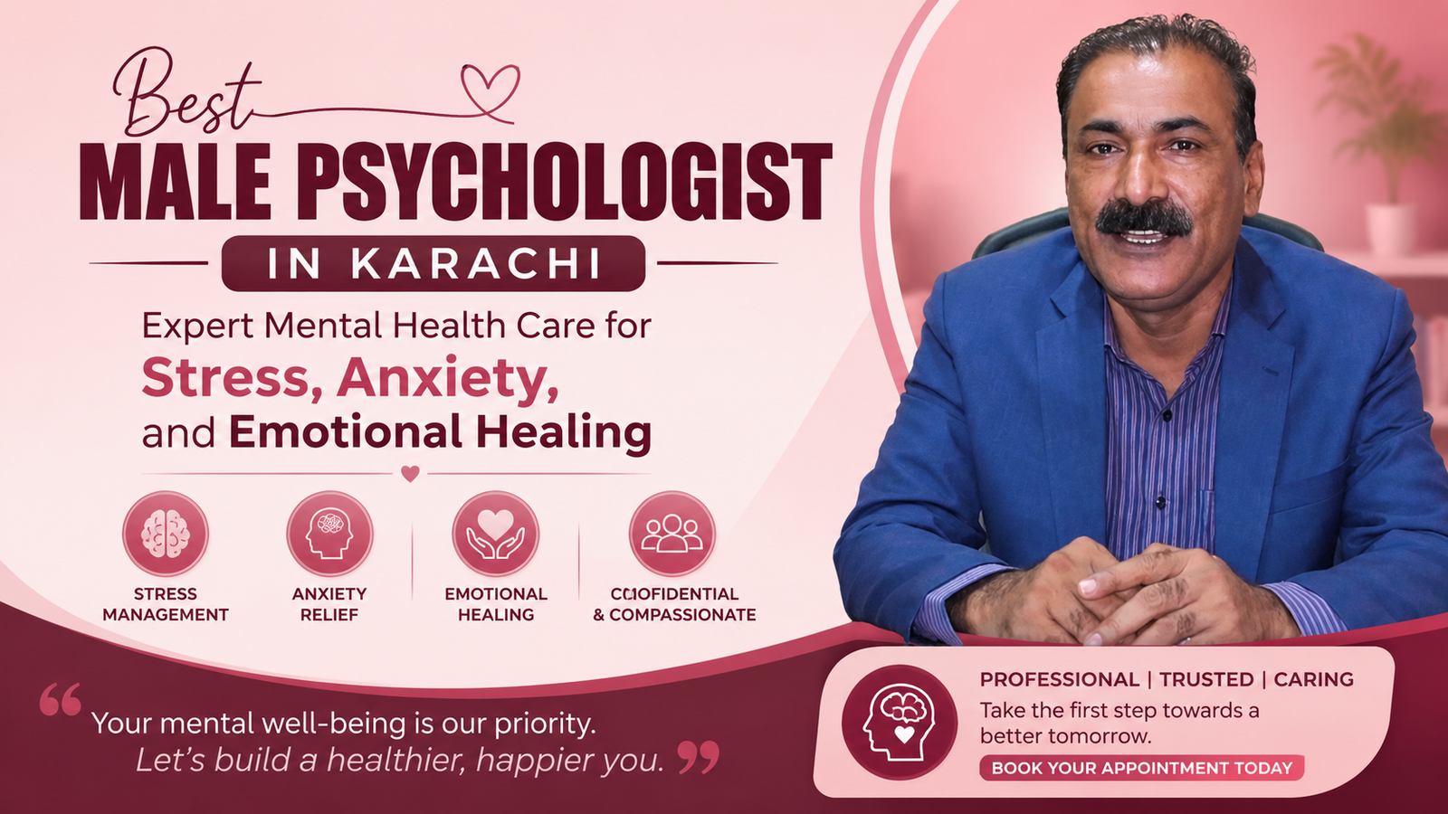Best Male Psychologist in Karachi