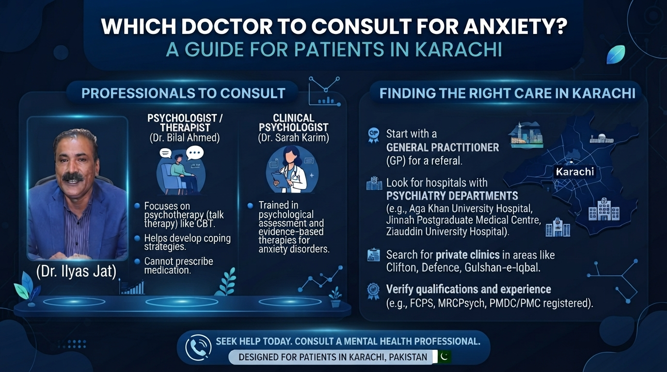 Which Doctor to Consult for Anxiety in Karachi?