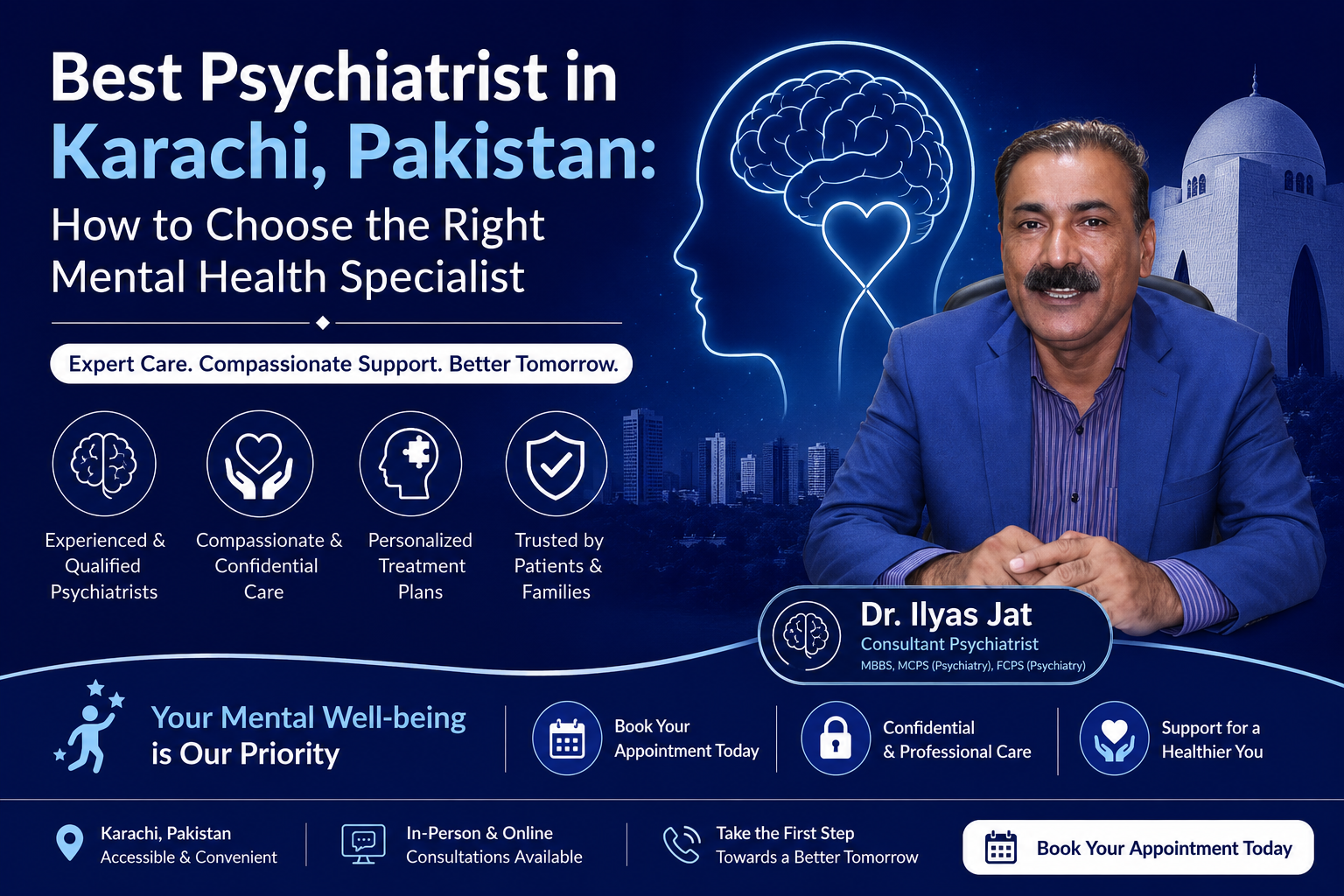 Best Psychiatrist in Karachi, Pakistan